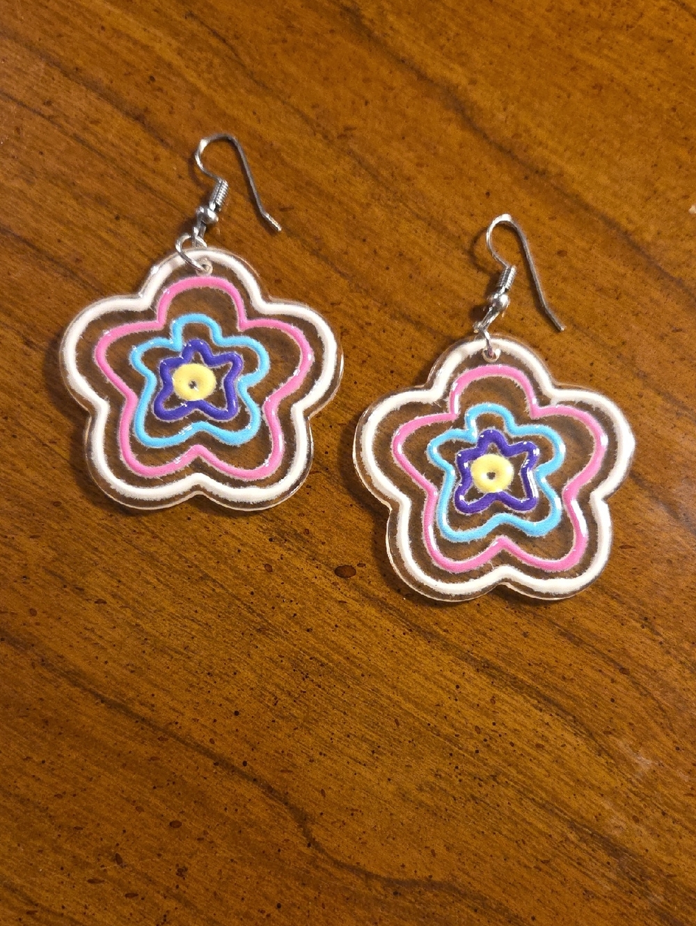 Pastel Flower Earrings